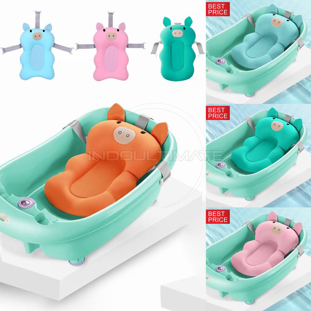 Alas Mandi Bayi Bantalan Mandi Bayi Baby Bath Math Baby Bath HN-1030 Helper Baby Shower Air Cushion Bed Alat Bantu Memandikan Bayi Alas Bak Mandi Bayi Tatakan Mandi Bayi Anti Tenggelam Jaring Mandi Bayi Baru Lahir Tempat Duduk Mandi Bayi