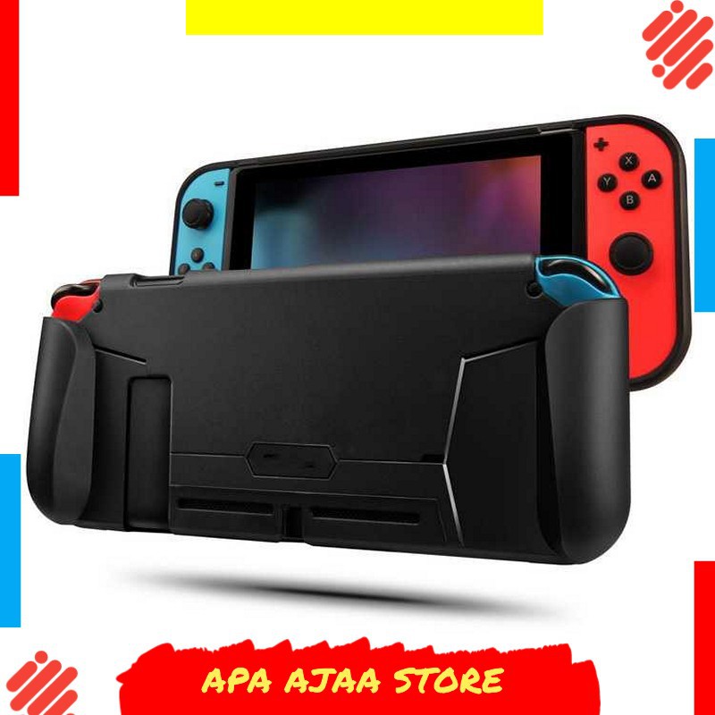 Hot Promo ! MEO Casing TPU Grip Handle with Game Card Slot Storage Nintendo Switch