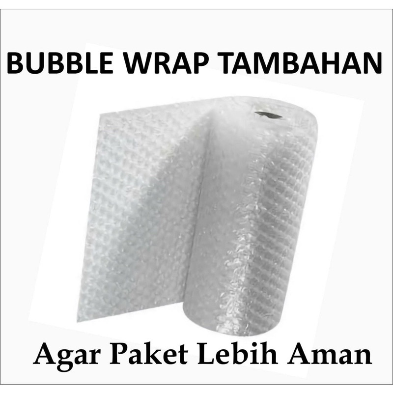 

BUBBLE WRAP TAMBAHAN PACKING SUPAYA PAKET LEBIH AMAN