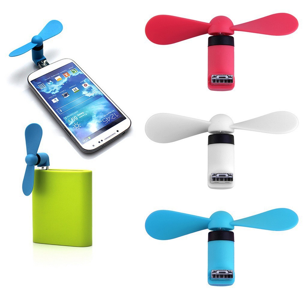 KIPAS ANGIN MINI FAN MICRO USB OTG HP ANDROID PHONE PORTABLE FLEKSIBEL (LANGSUNG COLOK)