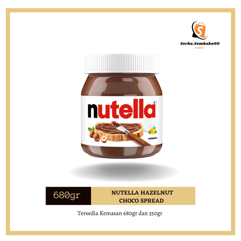 

NUTELLA HAZELNUT CHOCO SPREAD JAR ORIGINAL