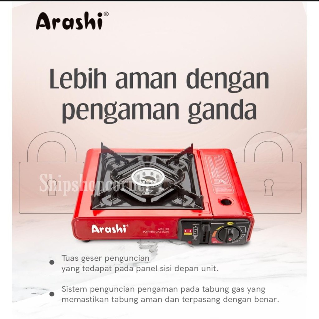 Arashi Kompor Portable APG-101 Portable Gas Stove