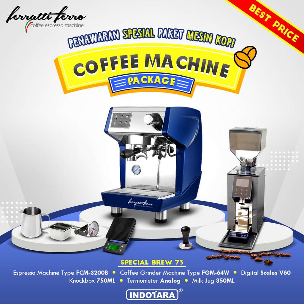 Paket mesin kopi Espresso Special Brew 71 - 72 - 73