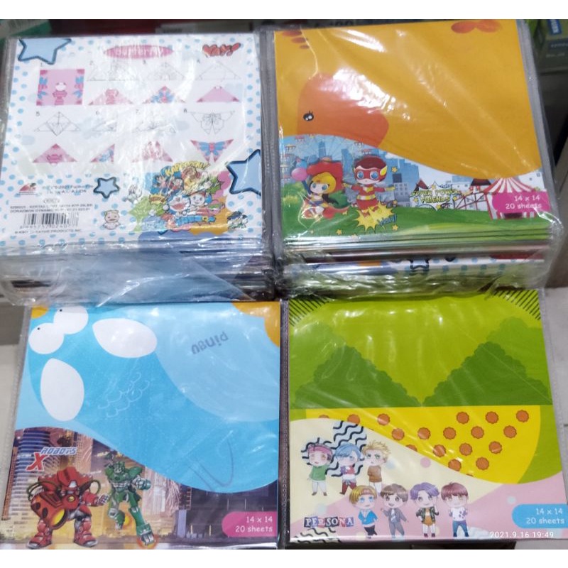 

Kertas Lipat/Kertas Origami Kiky 14x14