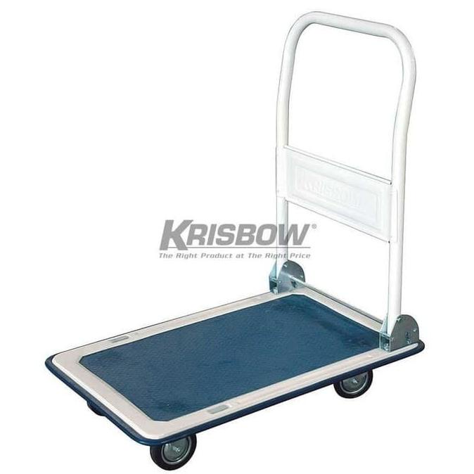 Troli 300Kg Krisbow Troli Barang Foldable Platform Handtruck 300Kg