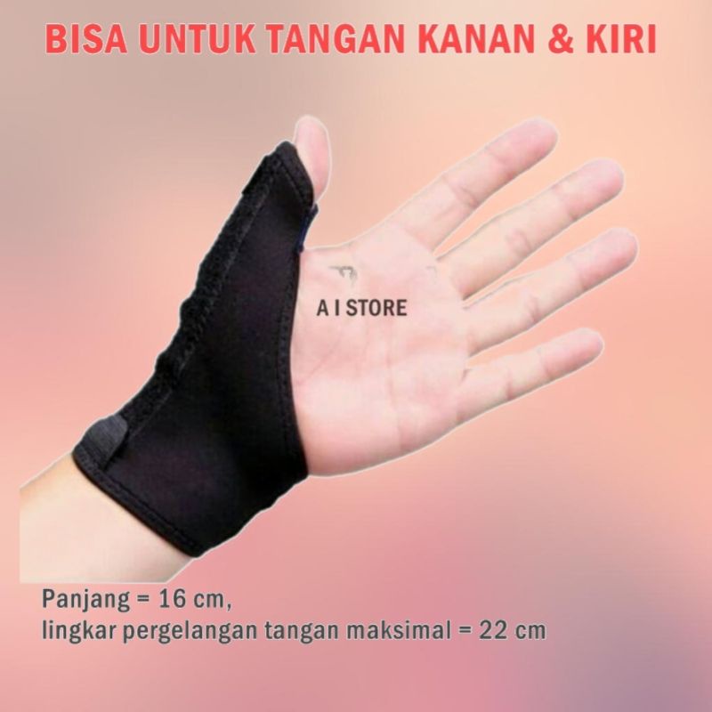 Thumb Splint Wrist Band De Quervain Support Fingger Terapi Jempol Tangan kanan dan kiri