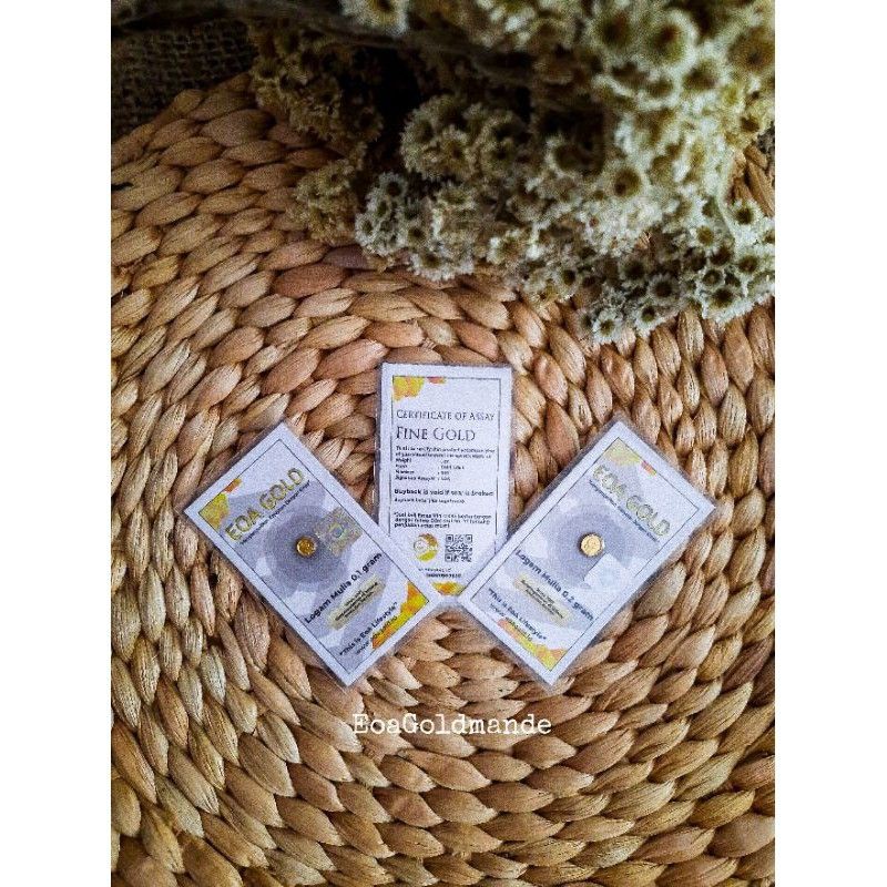 Emas 1 gram EOA Gold Murni 24 Karat 1gr