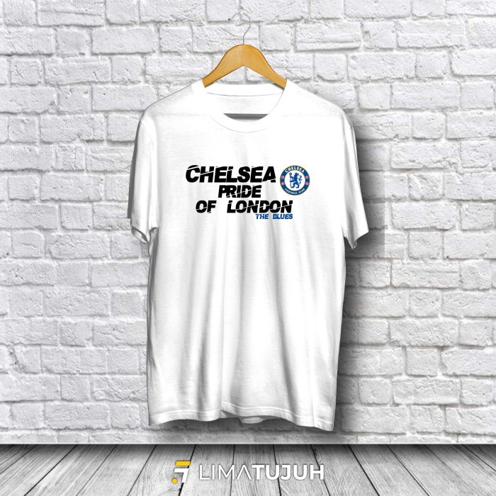 Jual Baju Kaos Tshirt Bola Chelsea Pride Of London The Blues Combed