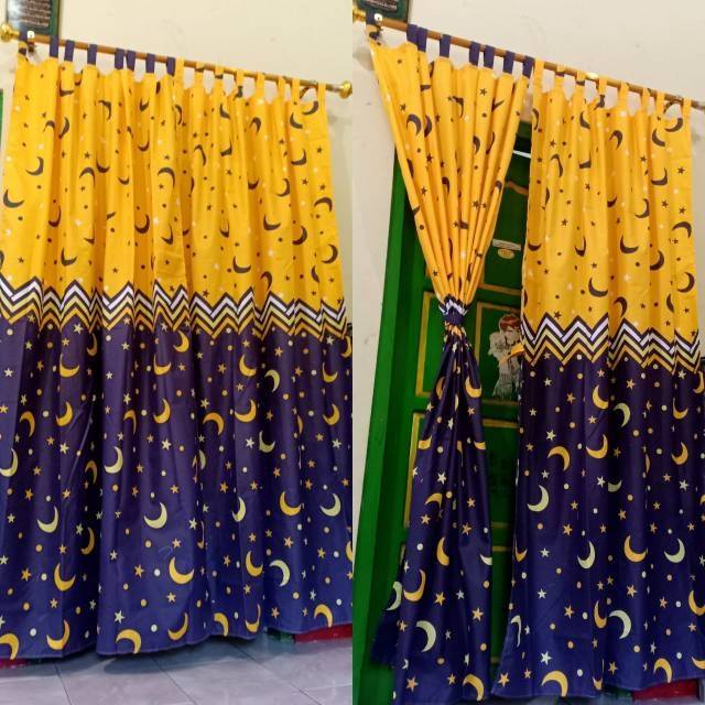 GORDEN PONI KARAKTER DAN MOTIF GORDEN PINTU 90*200cm GORDEN JENDELA 60*150cm