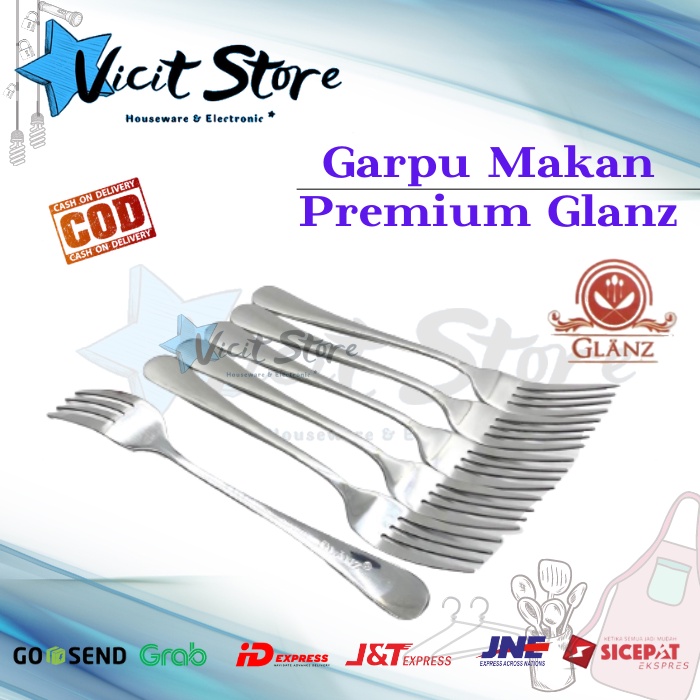 Garpu Makan Stainless Premium (1pack isi 6pcs Garpu)