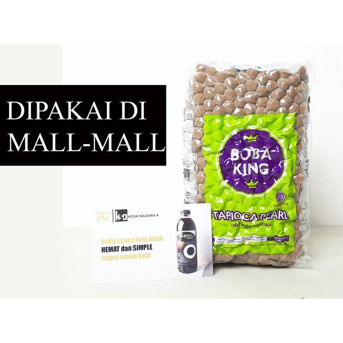 

TERMURAH BOBA KING TAPIOCA PEARL ORIGINAL BOBBA MILK BROWN SUGAR Kode 1256