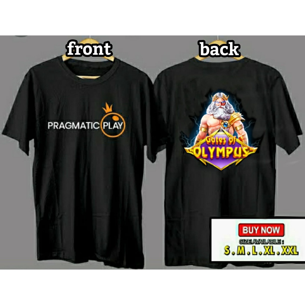 T-SHIRT KAOS DISTRO SLOT PRAGMATIC PLAY OLYMPUS