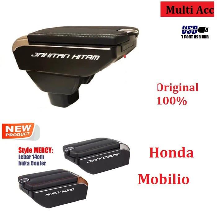 Console Box Honda Mobilio + USB Original Best Quality