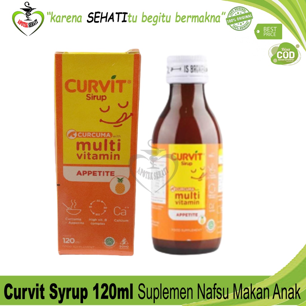 SOHO Curvit Syrup dan Emulsion Multivitamin Penambah Nafsu Makan Anak