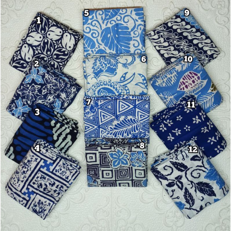 kain batik cap Pekalongan ,kain batik handmade,kain batik cap premium biru murah