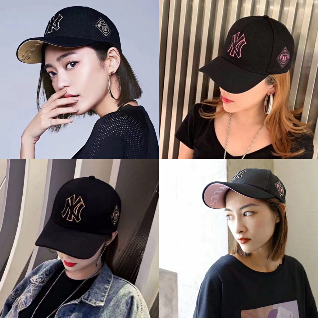 Topi baseball FASHION NEW YORK MLB pria wanita import