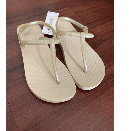Awal Bulan Sandal Miniso cewek Classic Series Sendal Fashion Flat | Termurah | Terbaik | Original