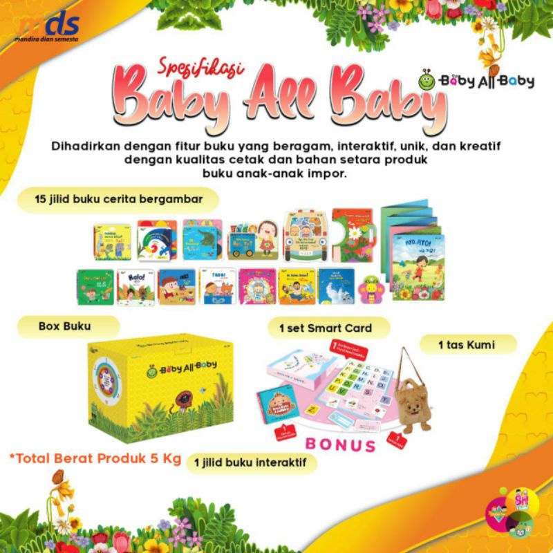 

Buku bayi dan batita Baby All Baby board book
