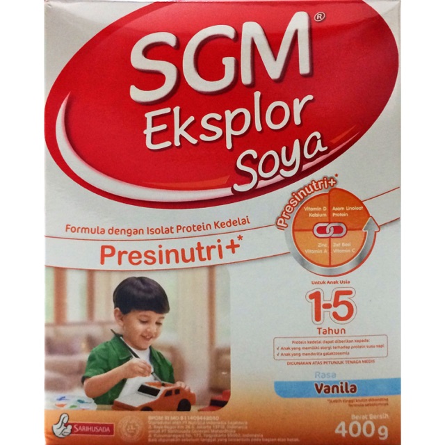 SGM eksplor soya : 1-5 thn berat 400 gram