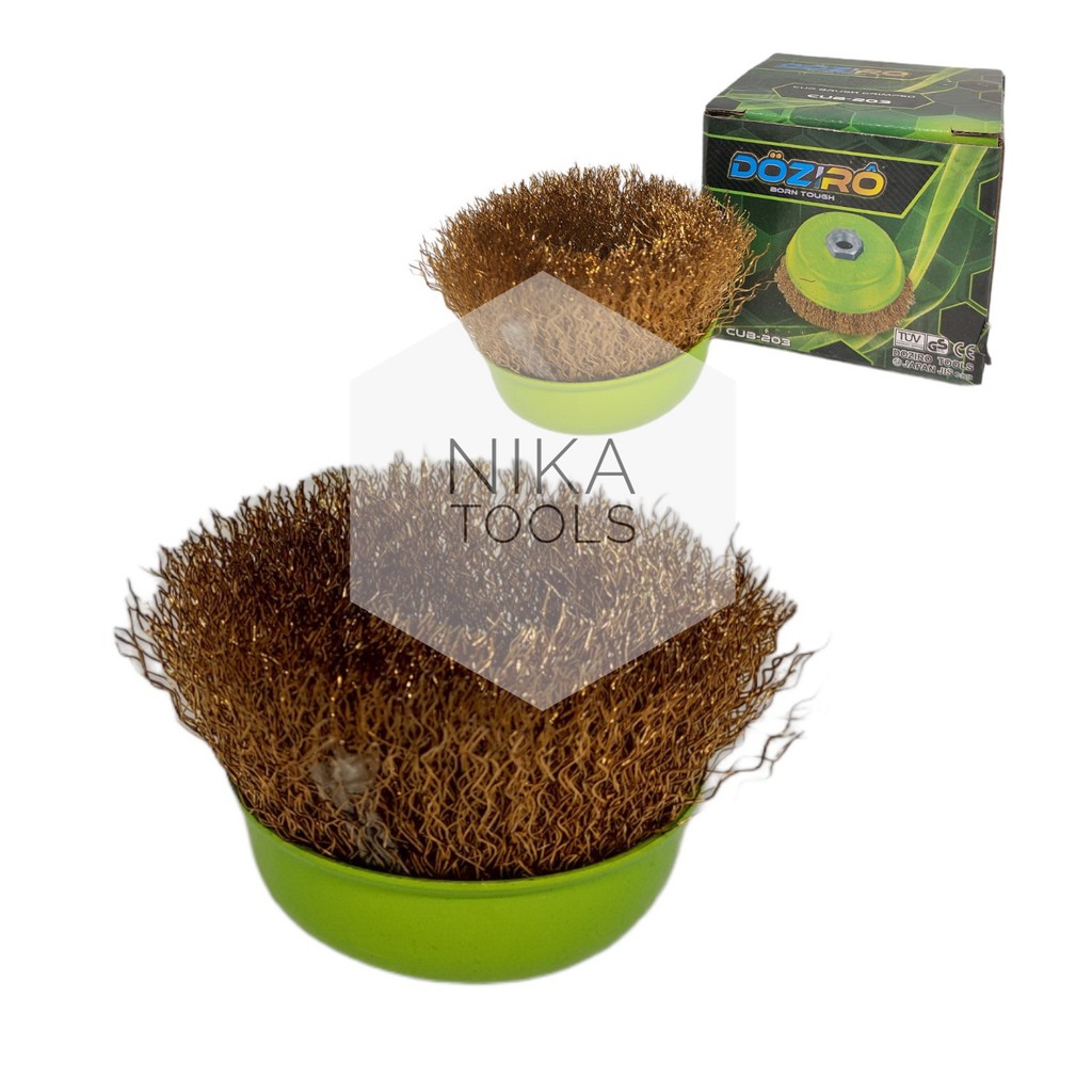 Cup Brush 3&quot; Kuningan Doziro Sikat Mangkok Kuningan 3 Inch