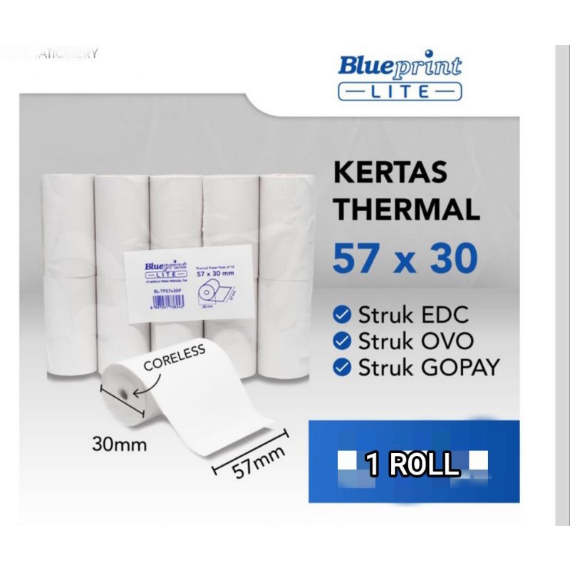 

57x30 kertas thermal blueprint