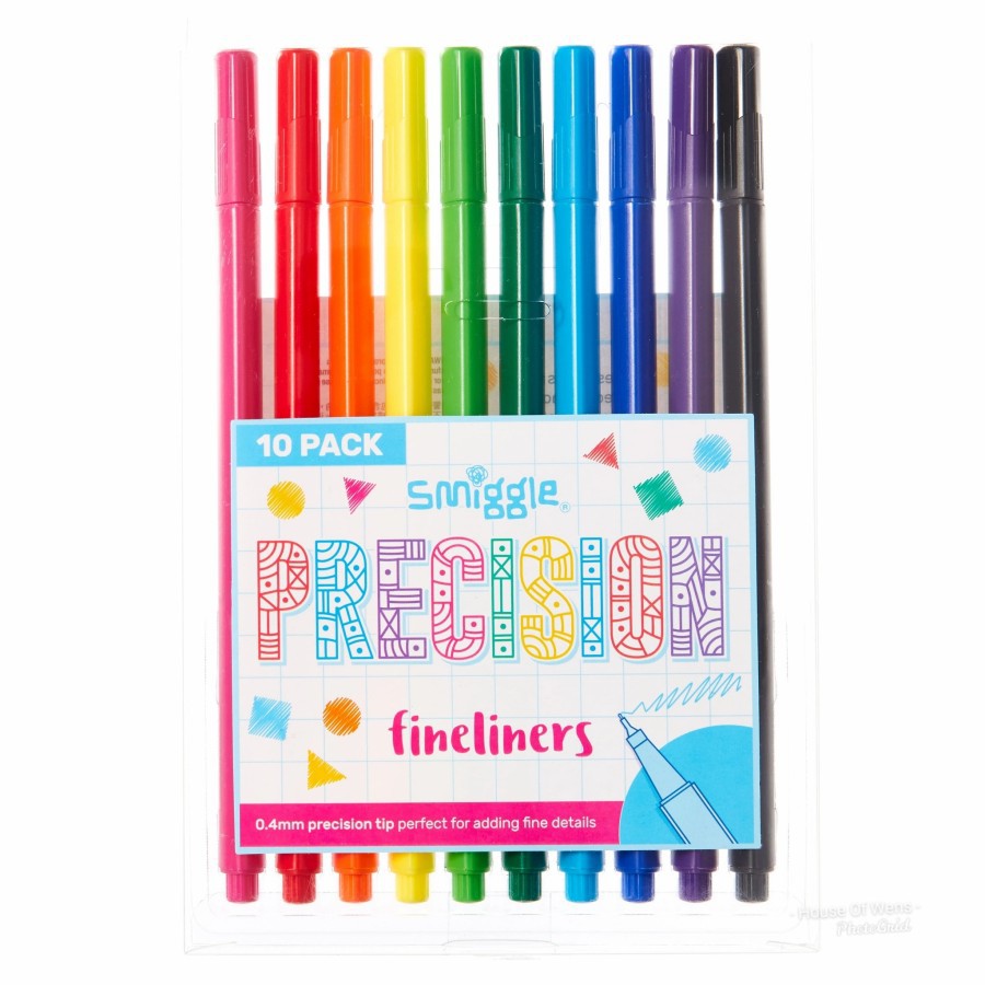 

SMIGGLE PRECISION FINELINERS PEN PACKS X10 - PULPEN SMIGGLE