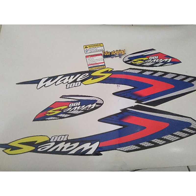 striping wave s 100 supra fit lama