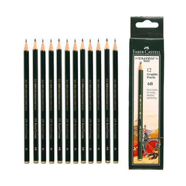 Pensil Faber Castell 2B / Pensil For Exam / Pensil Graphite 2B