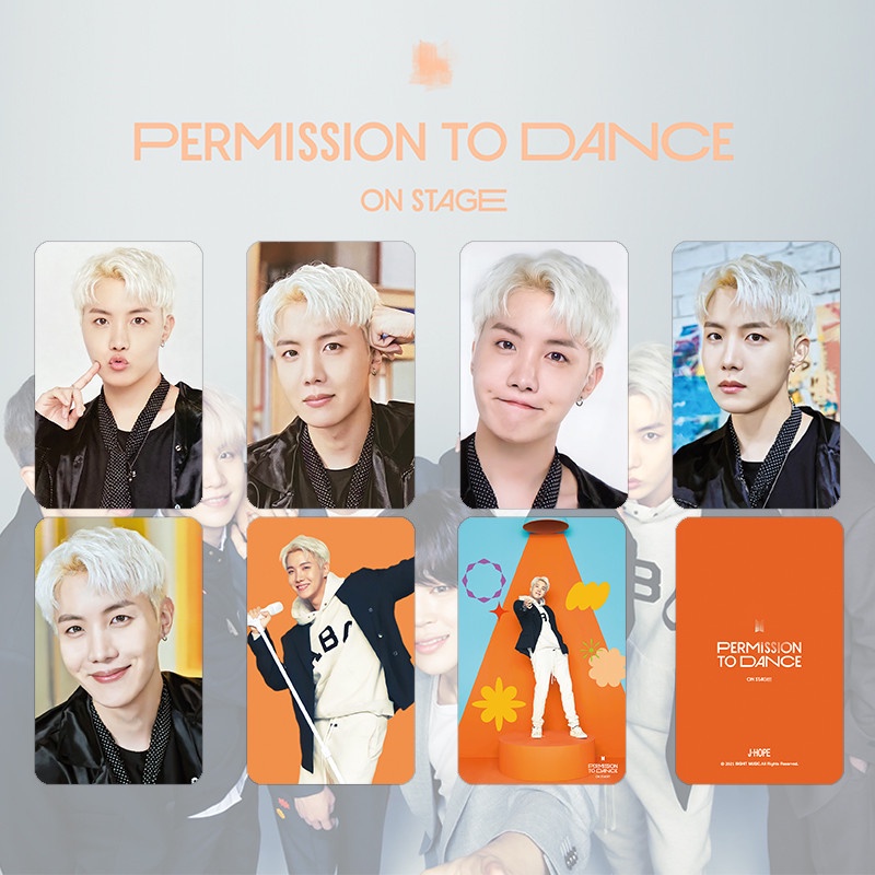 7pcs / set Kartu Foto KPOP BTS Permision TO DANCE Mini PTD On Stage Special