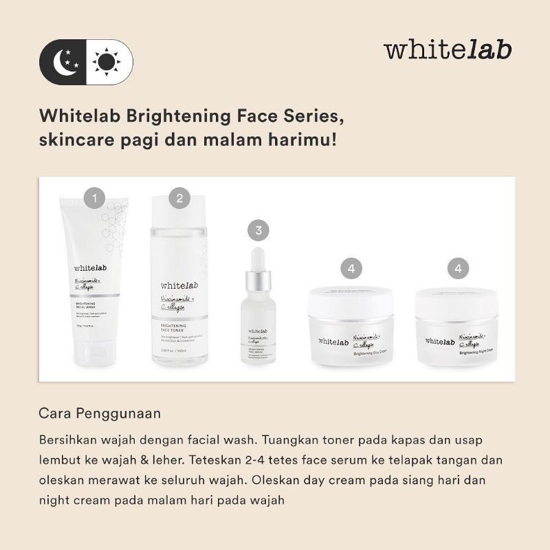 Whitelab Brightening Paket Wajah & serum-2