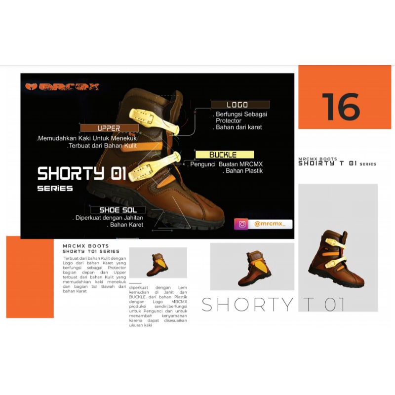 SEPATU GUNUNG SEPATU TRAIL SEPATU MOTOR MRCMX