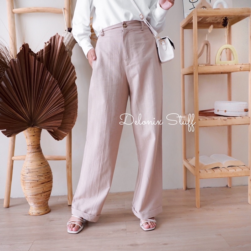 Raisa bangkok linen kulot