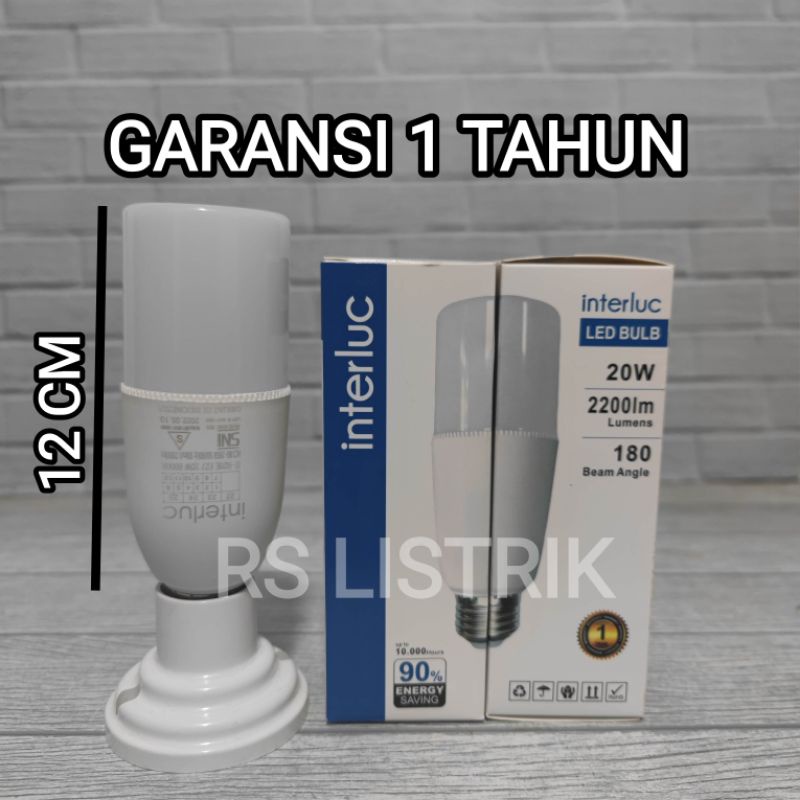 INTERLUC LAMPU LED STICK 20W 20 WATT SNI GARANSI 1 TAHUN