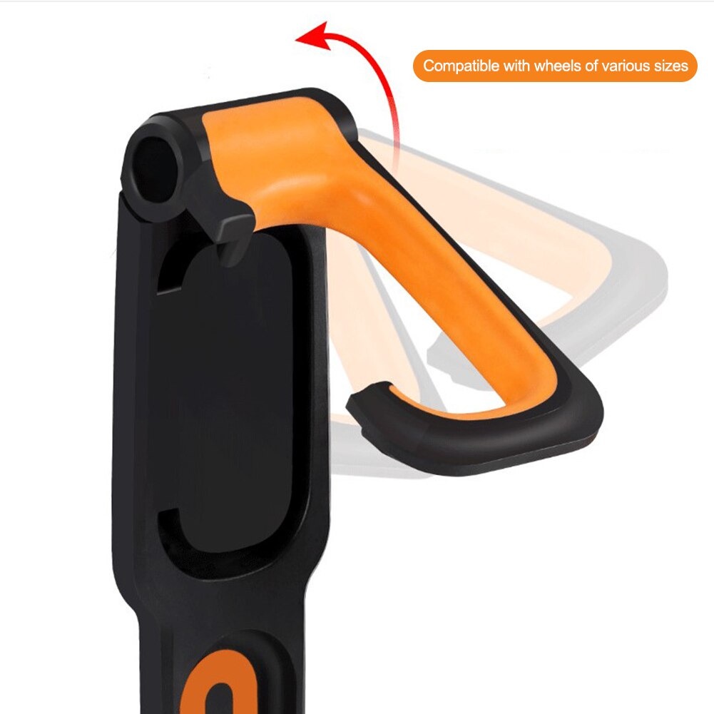 Gantungan Dinding Sepeda Bike Wall Hook Hanger - B-2R - Black/Orange