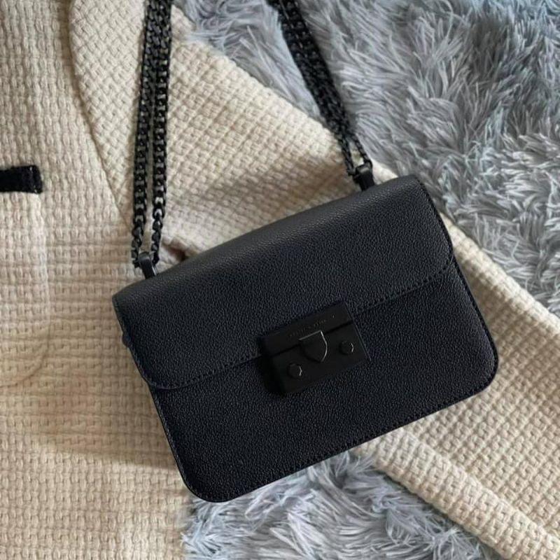 7.7 SALE | CK Classic Push-Lock Crossbody Bag