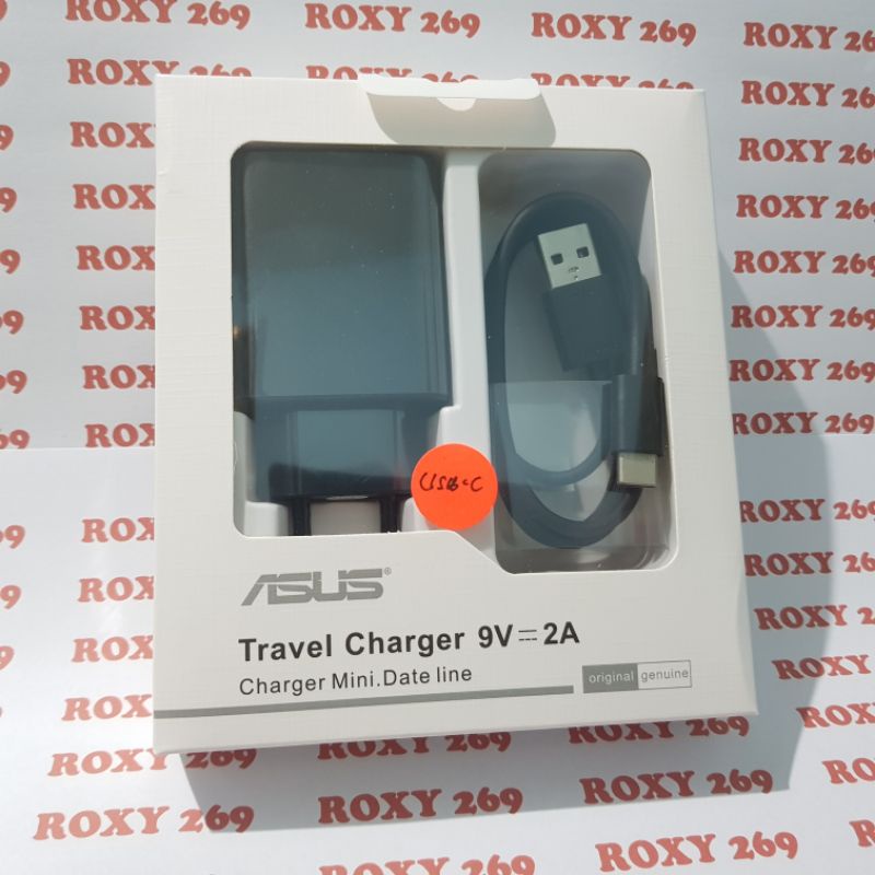 Charger Carger Asus Zenfone USB Type C - 6 ZS630KL Zenfon 5Z ZS520KL 5 ZE620KL Zen V V520KL Zenfone 