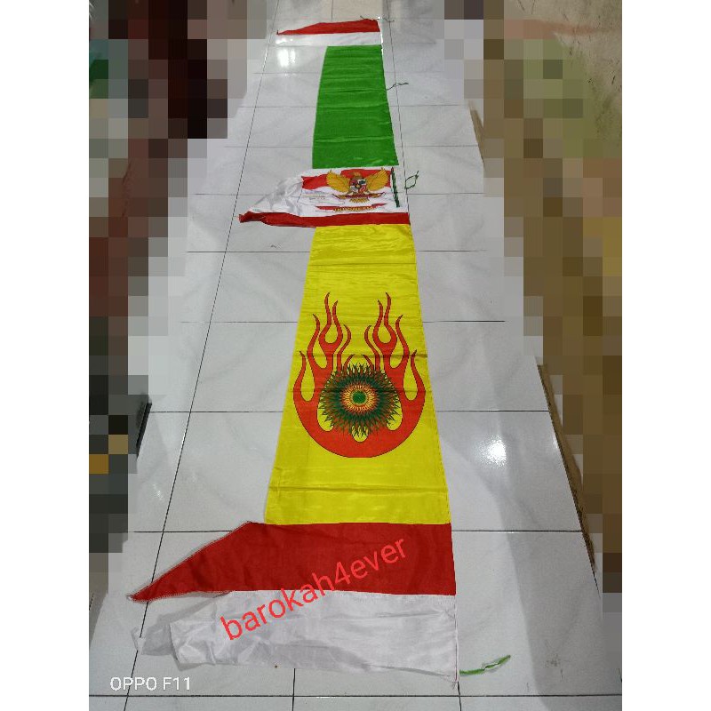 Termurah.. Umbul Umbul Warna Warni Garuda Panjang 2,9 Meter