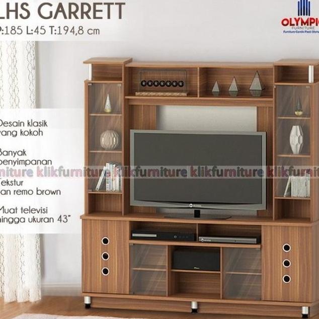 Olympic Meja Tv / Rak Tv / Lemari Hias Bufet Tv Tinggi Lhs Garret