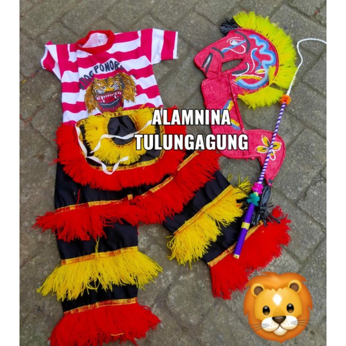 setelan kaos reog ponorogo cambuk kuda lumping