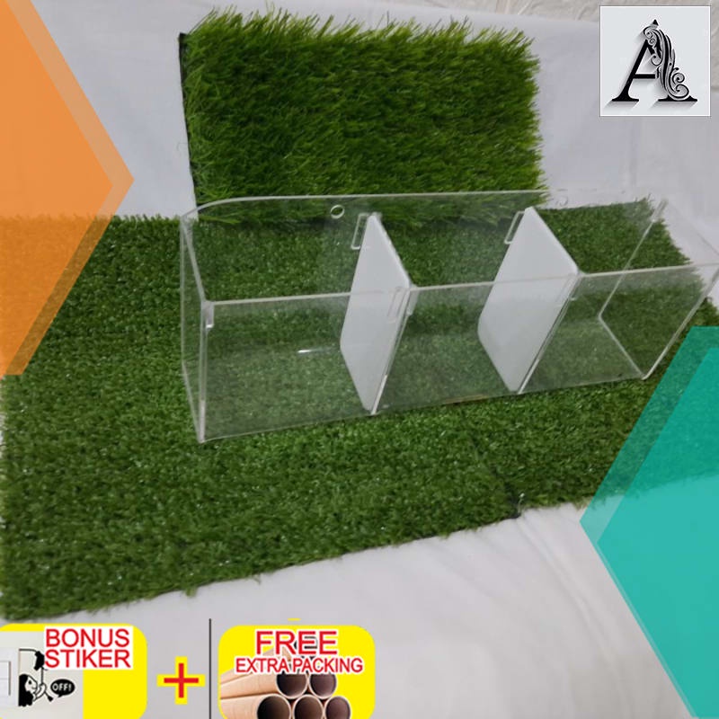 Grosir Soliter Mini Acrylic/Akrilik Cupang Gantung 3 kamar