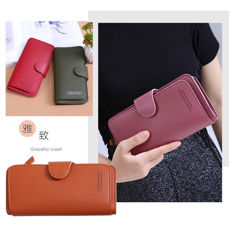 Dompet Lipat Panjang Wanita BS03 Dompet Panjang Women Wallet Pocket Fashion ACC