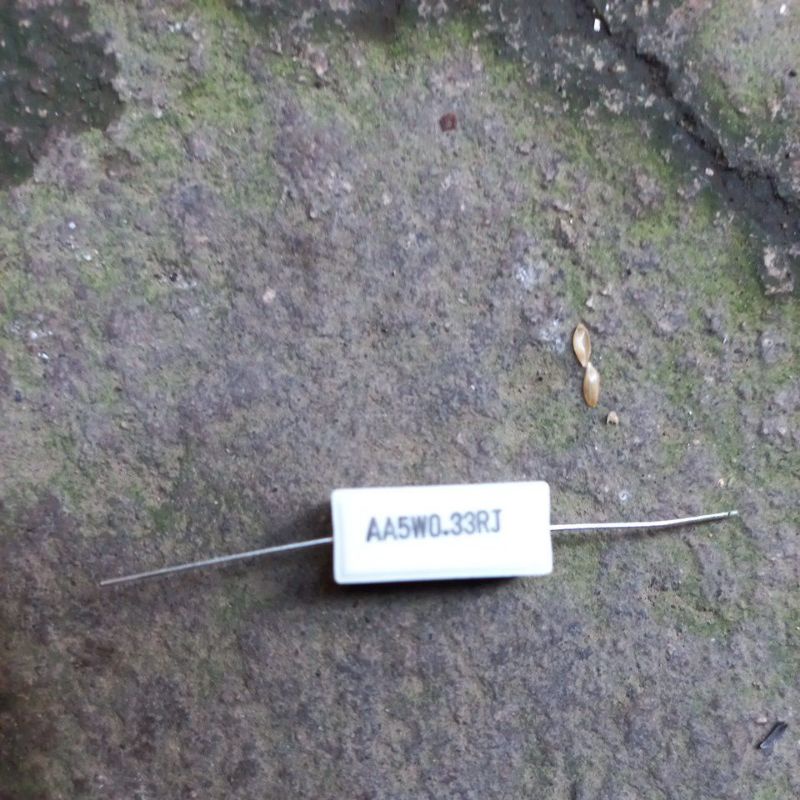 Resistor kapur 0.33 ohm