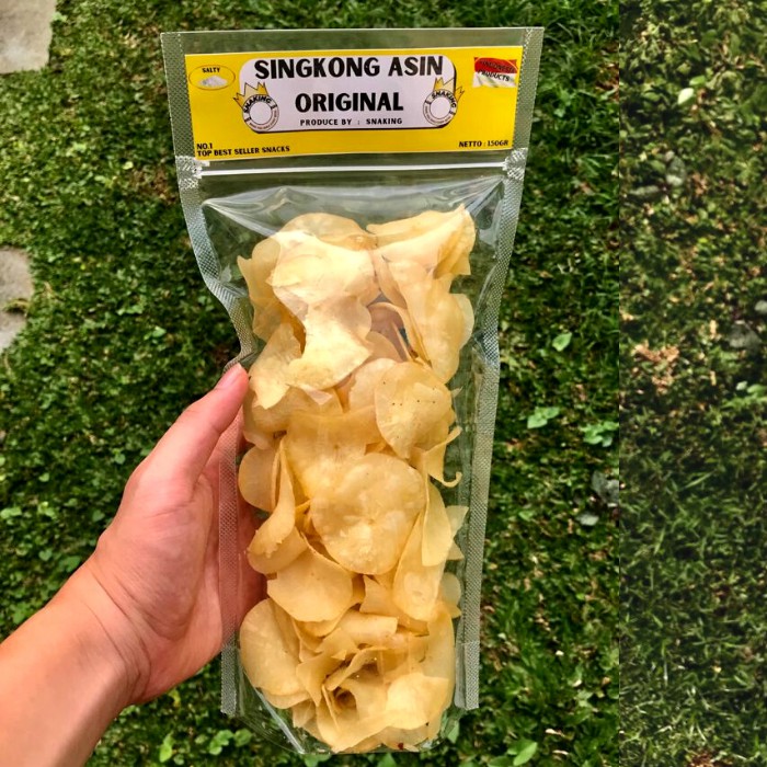 

KERIPIK SINGKONG ORIGINAL ALA SNAKING Netto 150gr