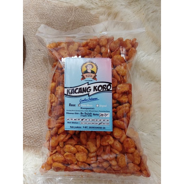 

kacang koro pedas/kacang koro/koro kupas/pedas manis/makanan pedas