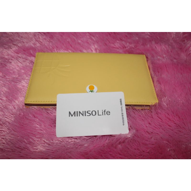 (NEW&SALE) MINISO Dompet Wanita Fruit drop plastic two-fold long wallet Kecil Lipat 2 Kali wallet