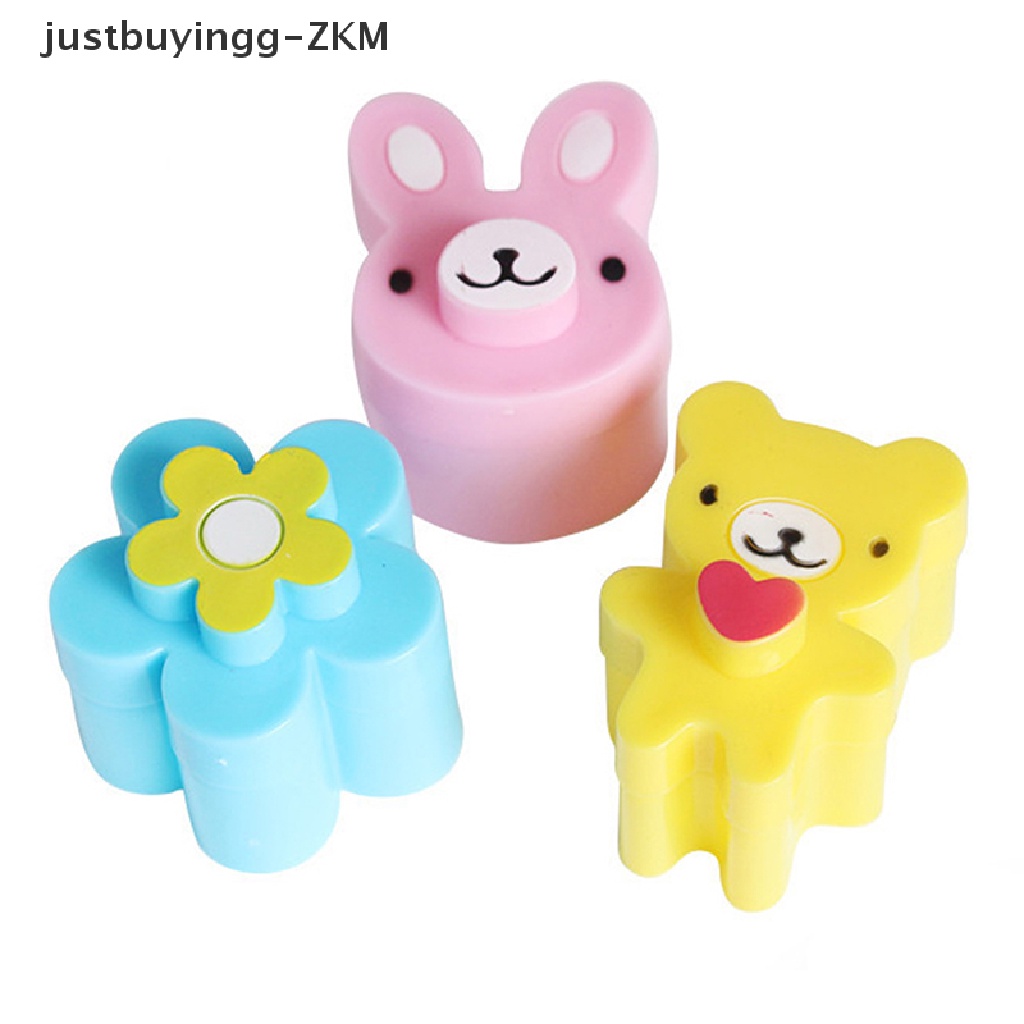 Cetakan Roti Kuebiskuit Bentuk Kelinci Beruang Bunga Model Timbul