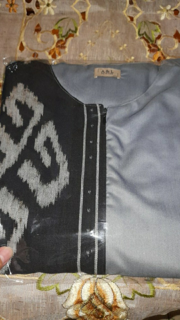 Termurah - Atasan Batik Tenun Wanita Gisella Tunik Troso Original Kekinian