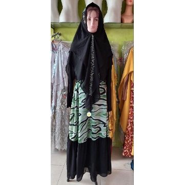 Set Syari Hitam by BUNGAS