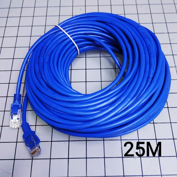 NYK Cat5 25m Ethernet Network Cable / Kabel LAN UTP CAT5e