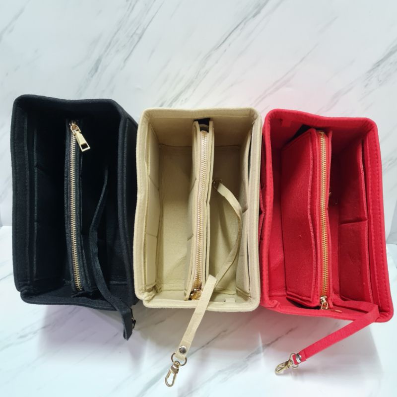 Felt Bag Organizer Middle zip for tote bag tipe C / shopper bag / LCTB TALI